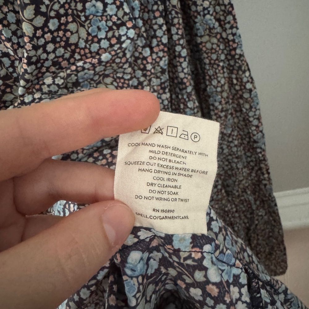 Spell & The Gypsy Collective Poppy Smock Midi Dress Size S - Picture 7 of 7